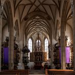 Der berühmte gotische Flügelltar der Pfarrkirche Kefermarkt/OÖ