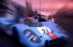 Der berühmte - Gulf-Porsche 917