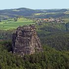 Der berühmte Kletterfelsen Falkenstein, an dem 1864  im 19.Jahrhundert alles begann