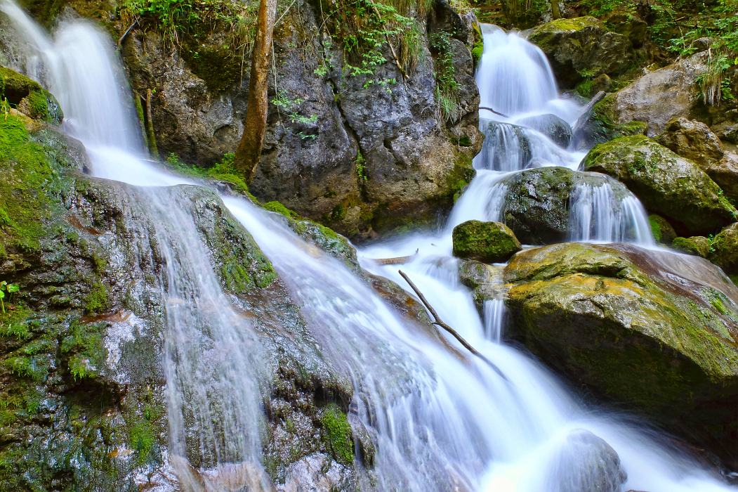 Der beruhigende Wasserfall