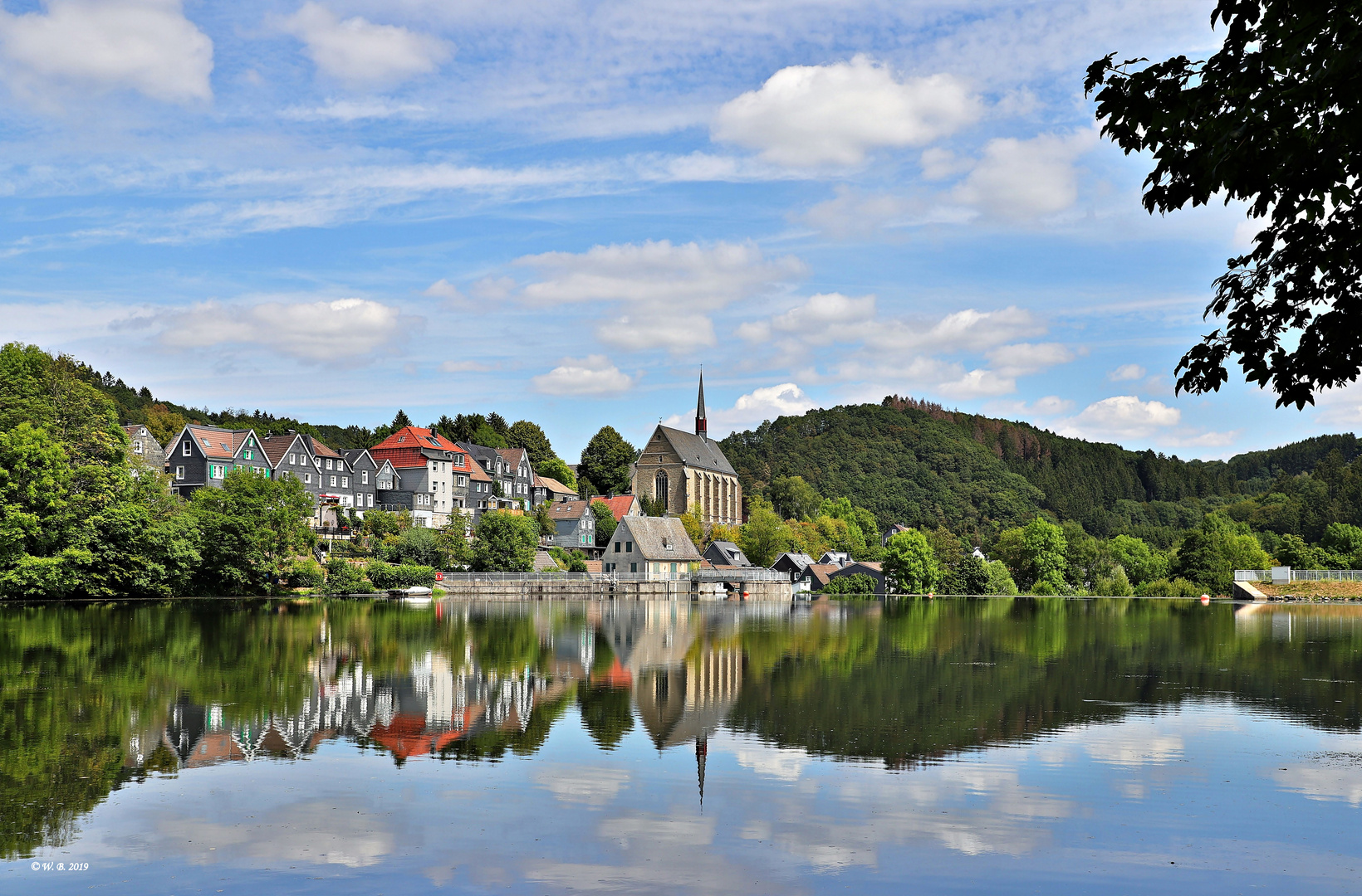 Der Beyenburger Stausee.