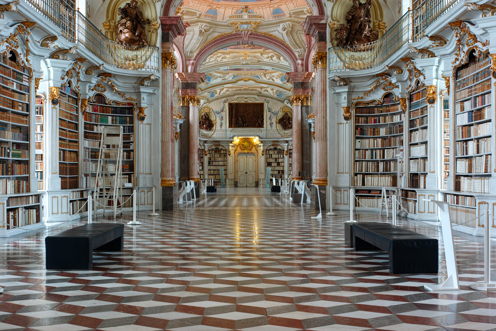 Der Bibliothekssaal der Stiftsbibliothek Admont