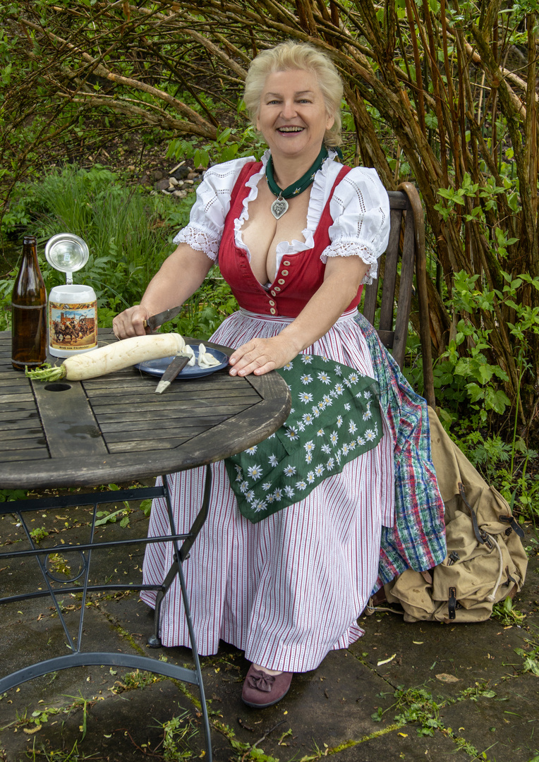 Der Biergarten...