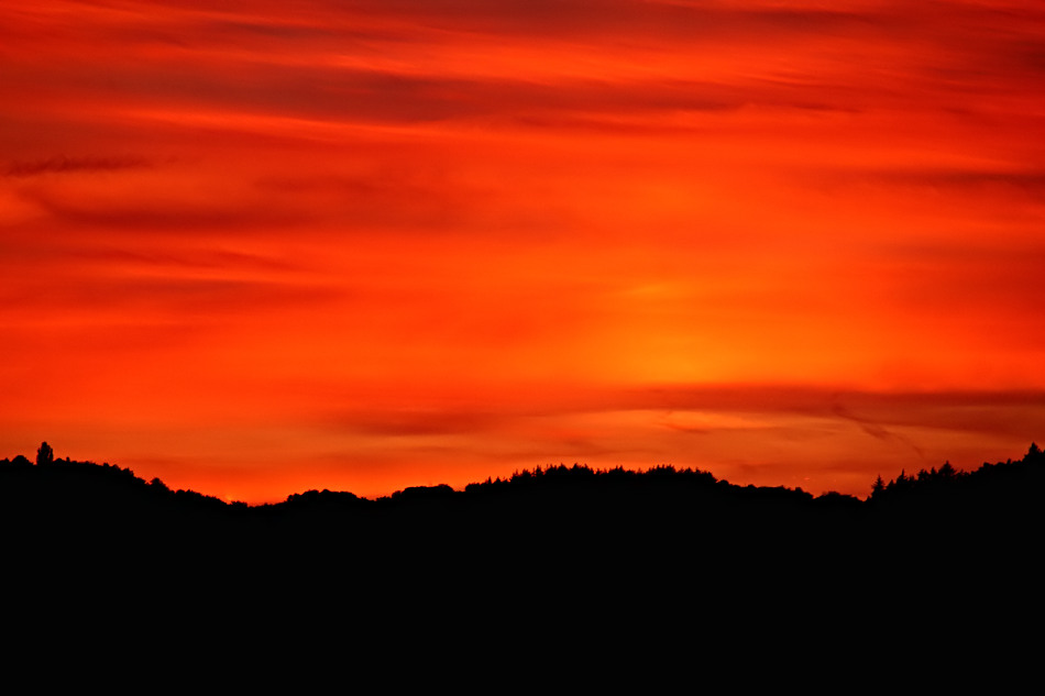 Der bisher schärfste Sonnenuntergang...