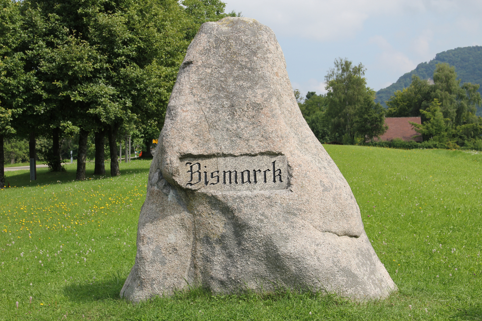 Der Bismarckstein in Hechingen - Beuren