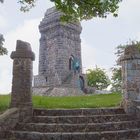 Der Bismarckturm von Klein Mutz in Brandenburg/Oberhavel bei Zehdenick