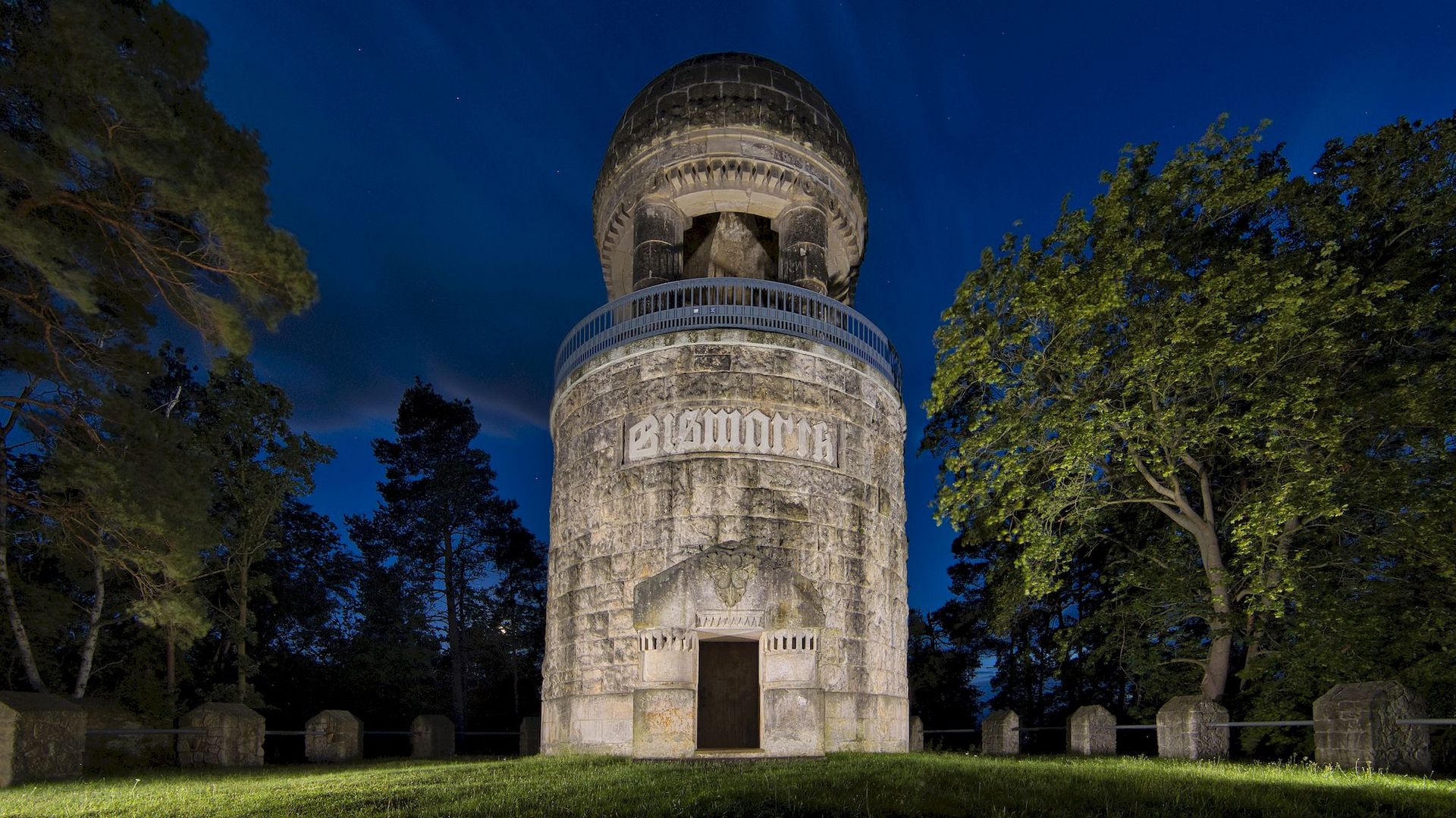 Der Bismarkturm Halberstadt in den Spiegelsbergen