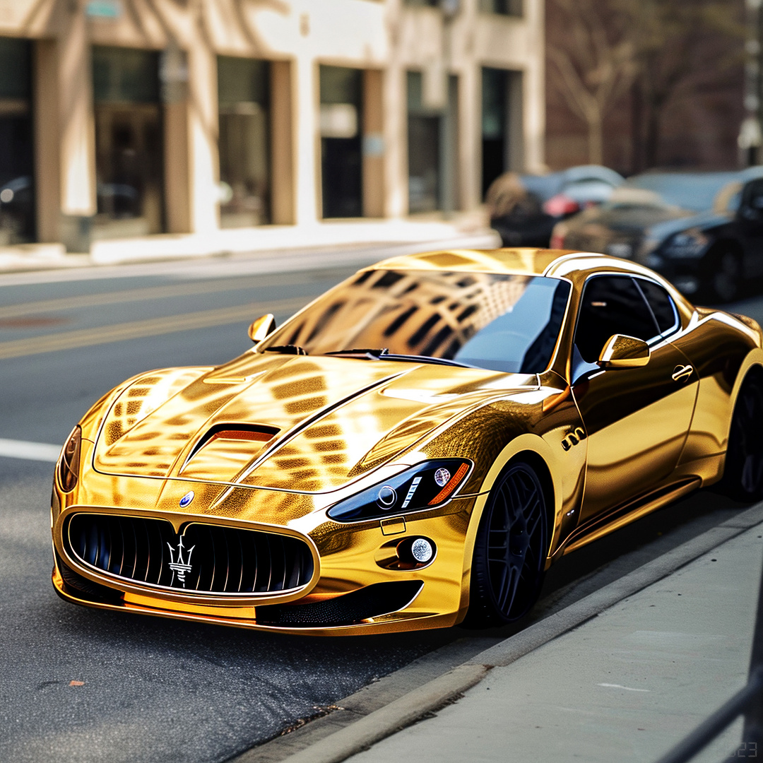 Der Blattgold-Maserati