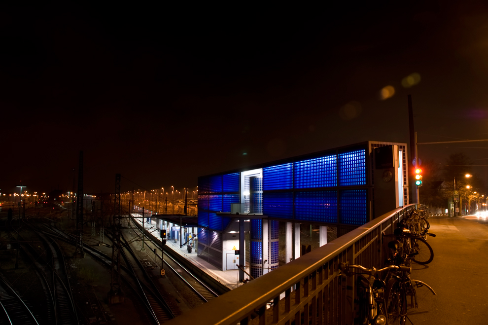 Der blaue Bahnhof ...