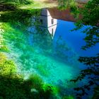 Der blaue Blautopf in Blaubeuren 