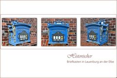 der blaue Briefkasten