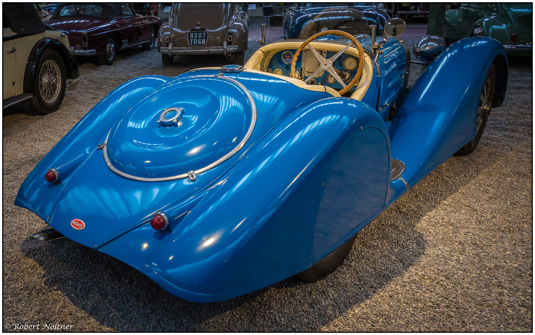 Der blaue Bugatti