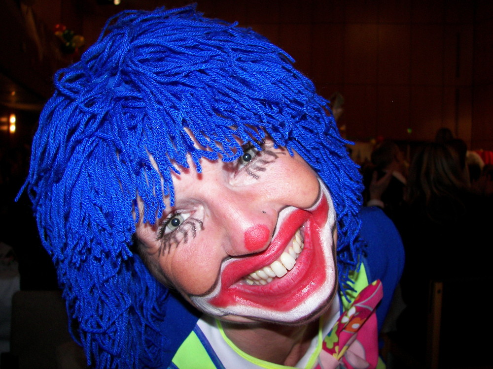 Der blaue Clown