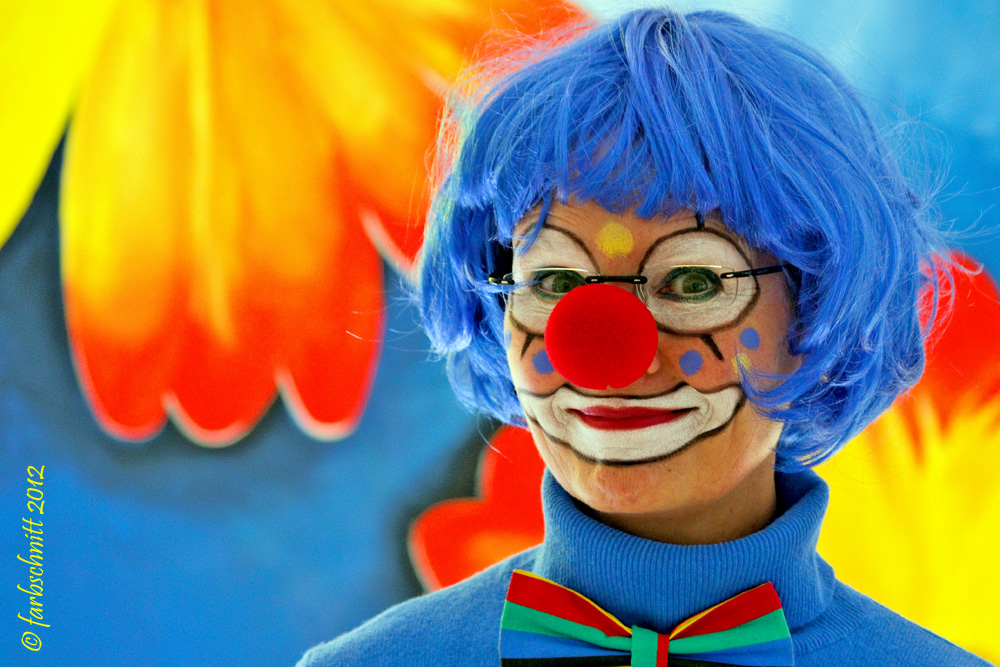 Der blaue Clown