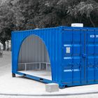 der blaue Container