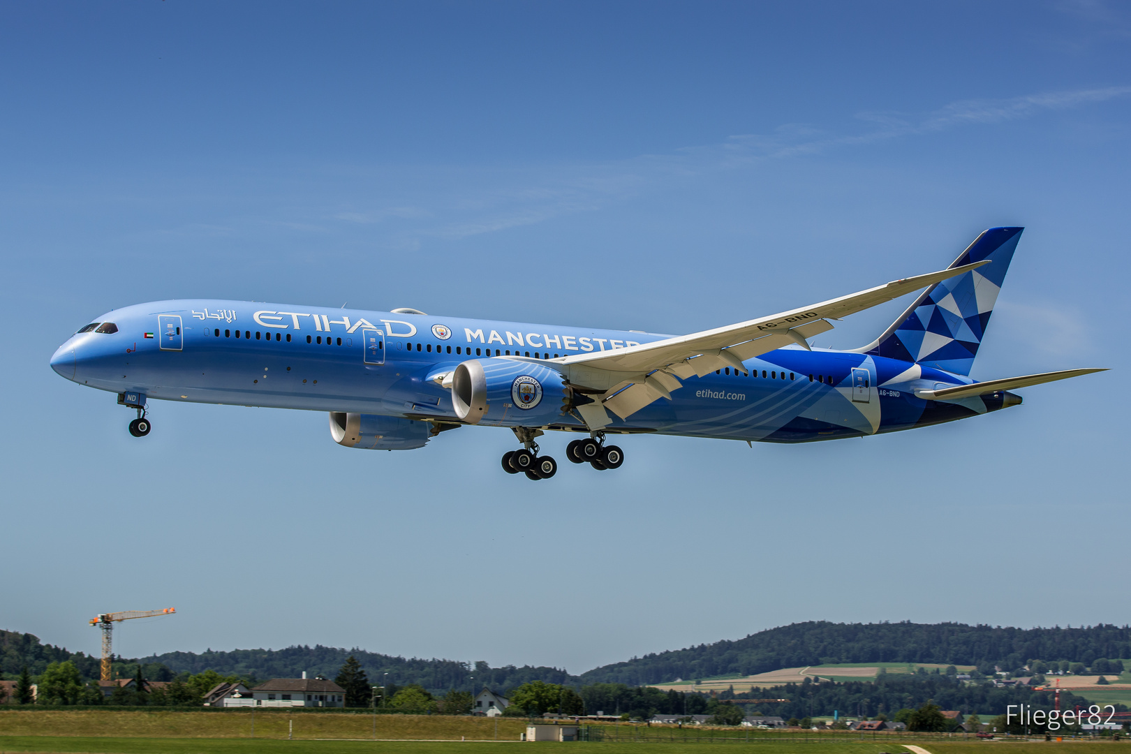 Der blaue Dreamliner....