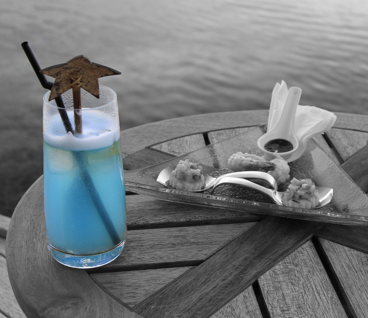 Der blaue Drink