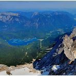 Der blaue Eibsee ganz klein