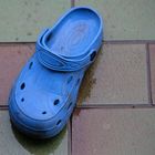 Der blaue Kinderschuh