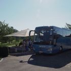 Der blaue Reisebus