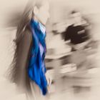 Der blaue Schal