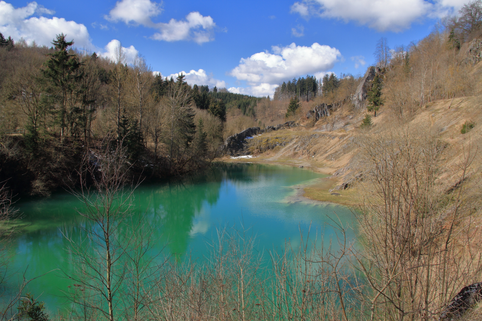 Der Blaue See im Harz 