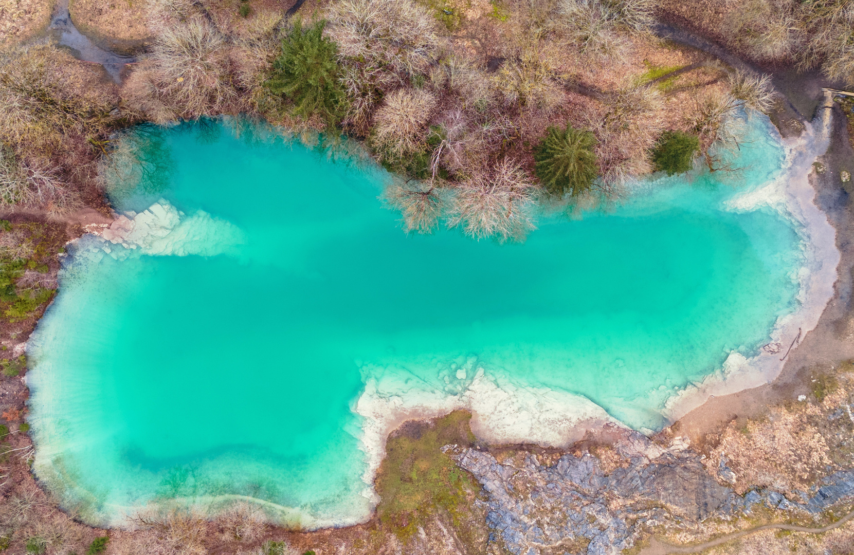 der blaue See im Harz