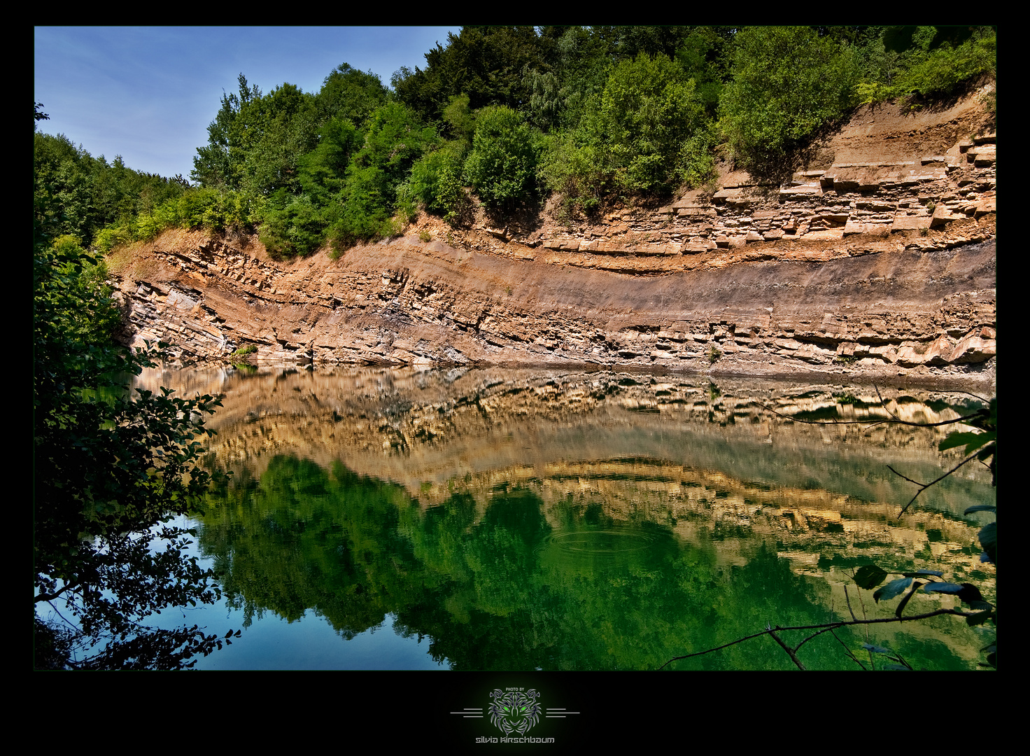 Der Blaue See - in grün