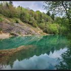 ...Der Blaue See von Rübeland...