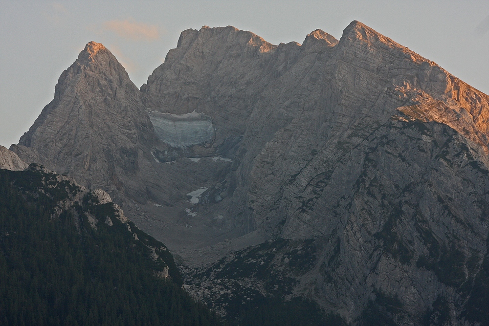 Der Blaueisgletscher am Abend