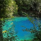 Der Blautopf bei Blaubeuren in Baden - Württemberg