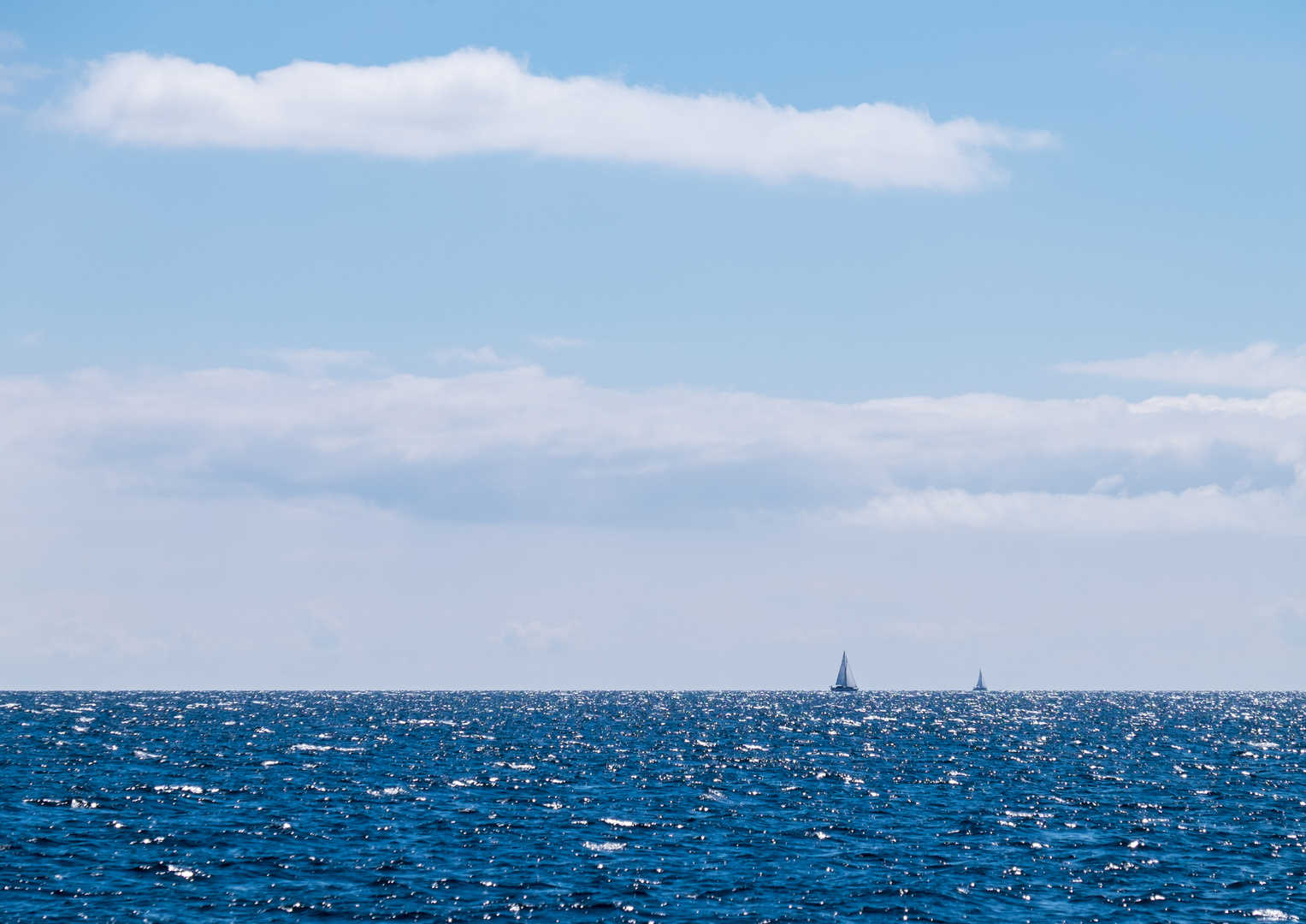 der Blick aud die Ostsee