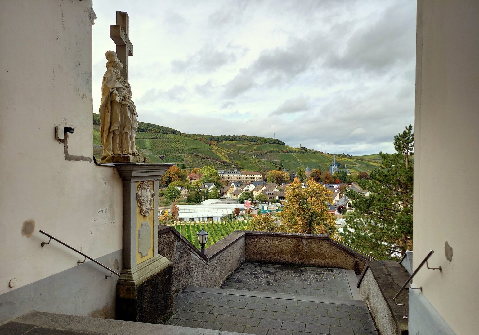 der Blick auf Ahrweiler