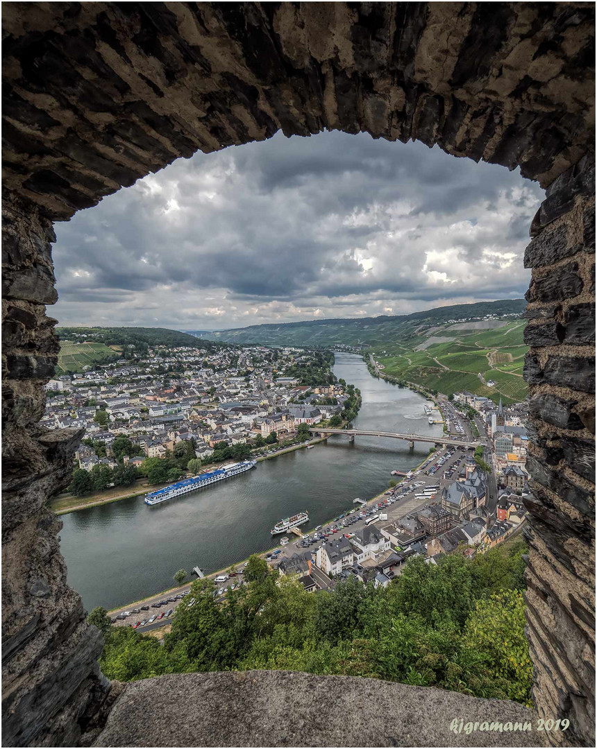 der blick auf bernkastel....