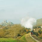 Der Blick auf Corfe Castle