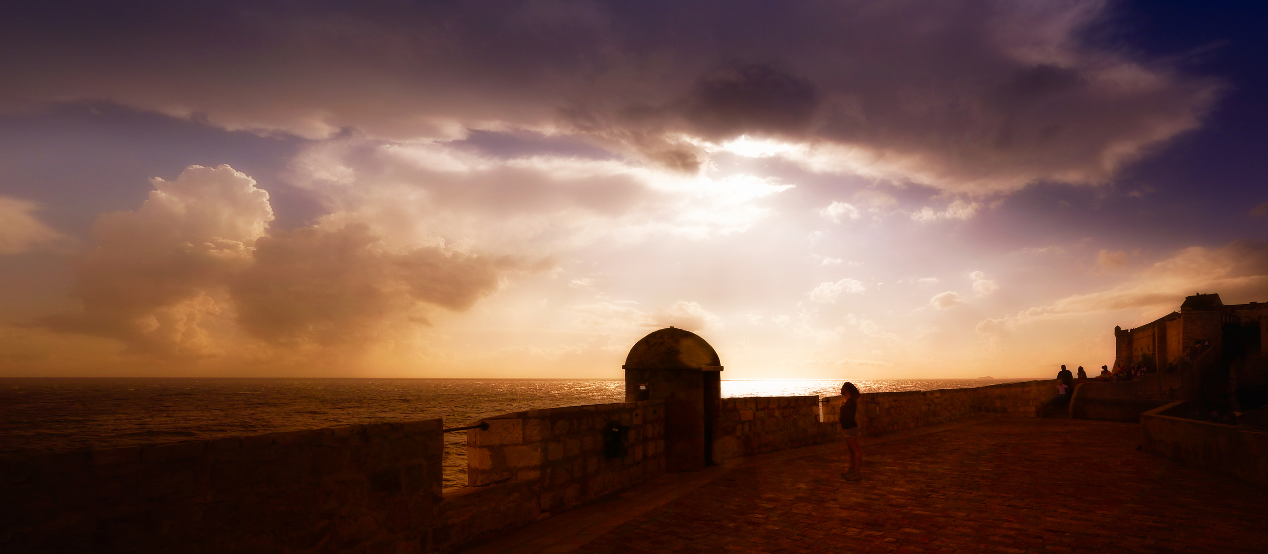 Der Blick auf das Meer