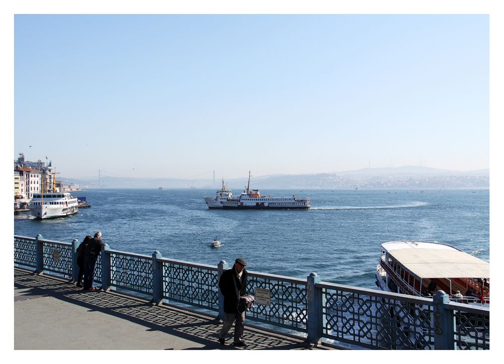 der Blick auf den Bosporus