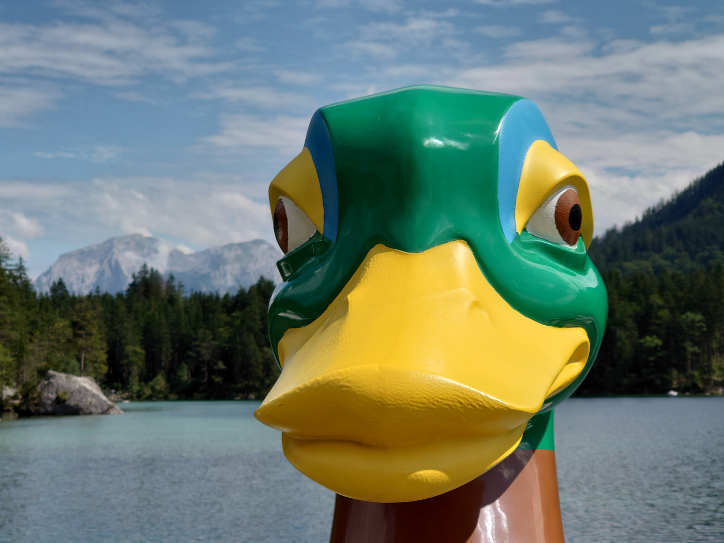 Der Blick auf den Hintersee