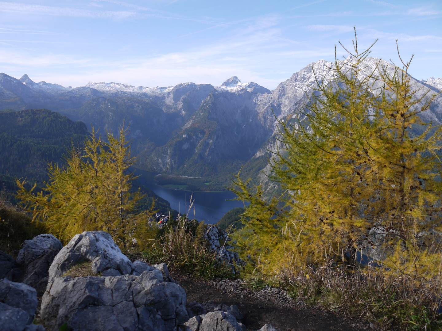 Der Blick auf den Königssee vom Jenner aus