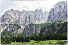 Der Blick auf die Felsen ...