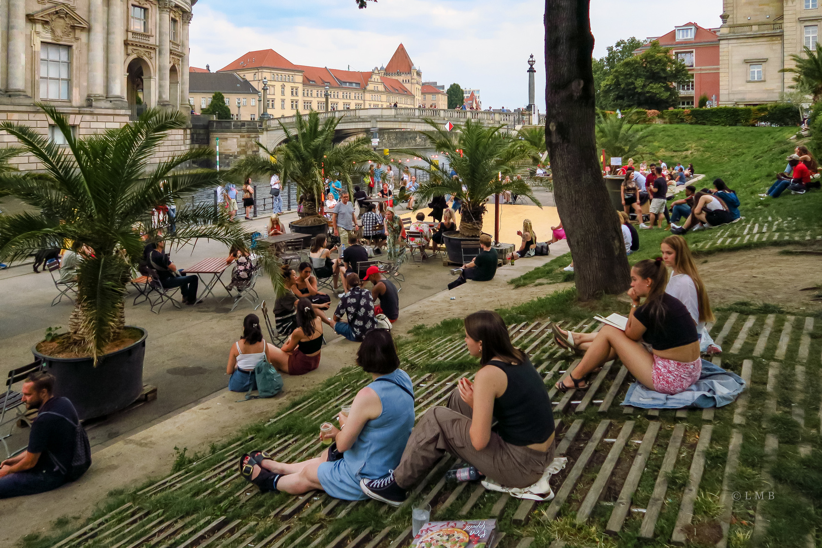 Der Blick auf die Museumsinsel