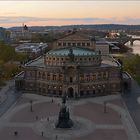 Der Blick auf die Semperoper ...,