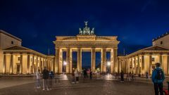 Der Blick auf die Siegessäule ...