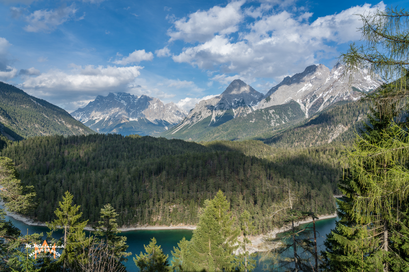 Der Blick auf die Zugspitze 