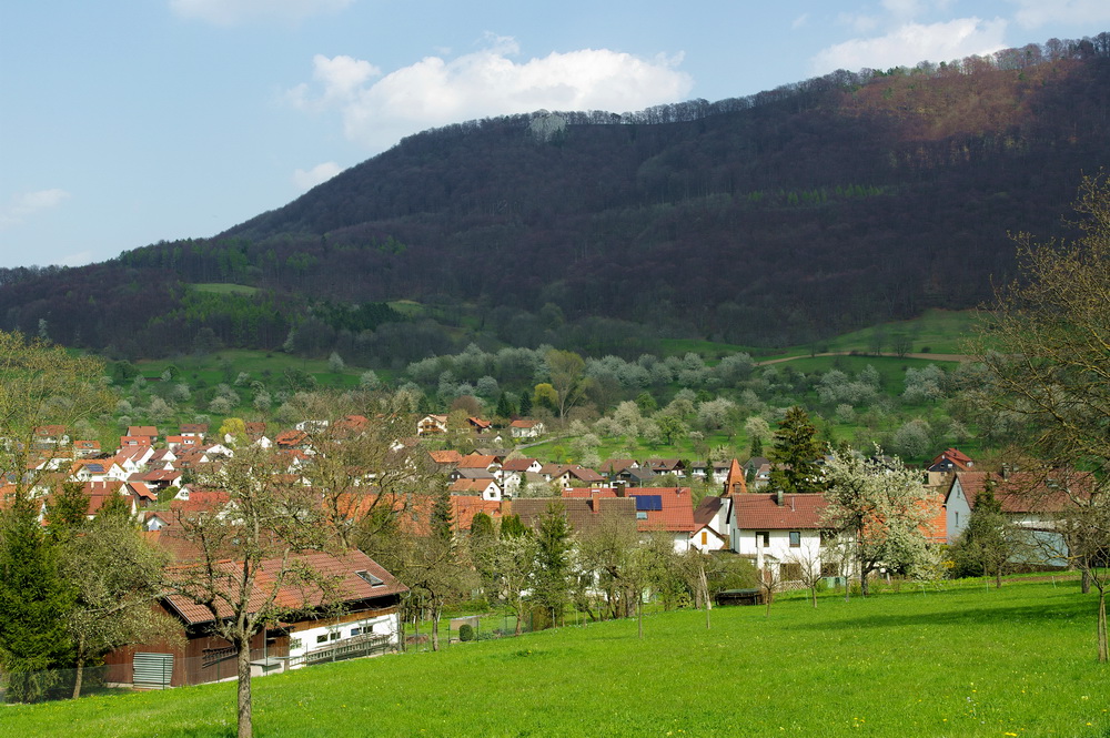 Der Blick auf Glems