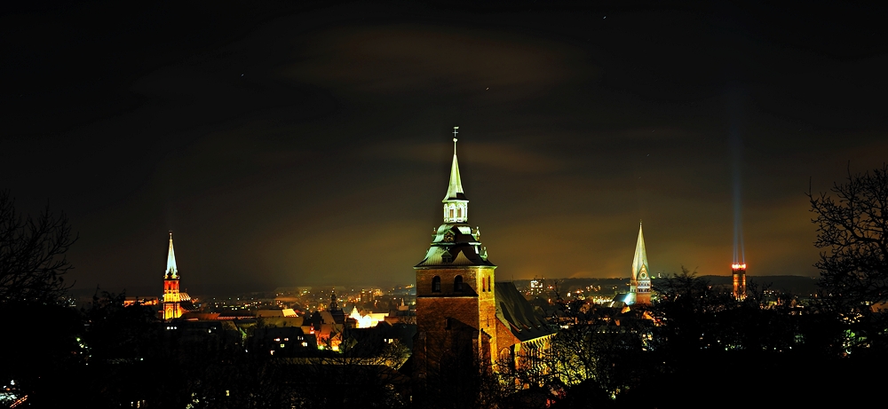 Der Blick auf Lüneburg...