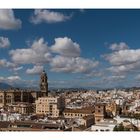 der Blick auf Malaga