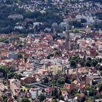 Der Blick auf Reutlingen