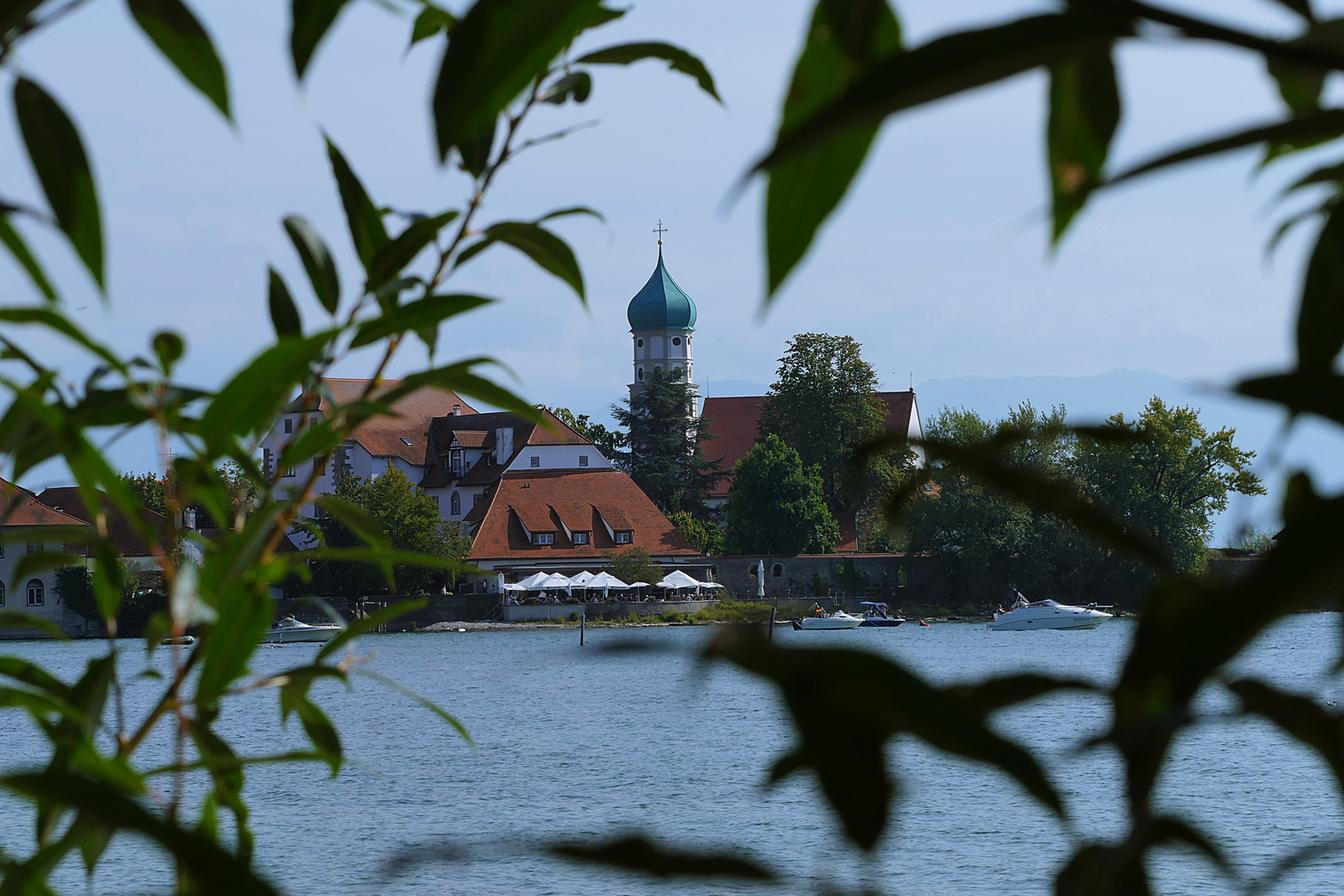 der Blick auf Wasserburg von der anderen Seite