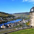 Der Blick auf Zell an der Mosel